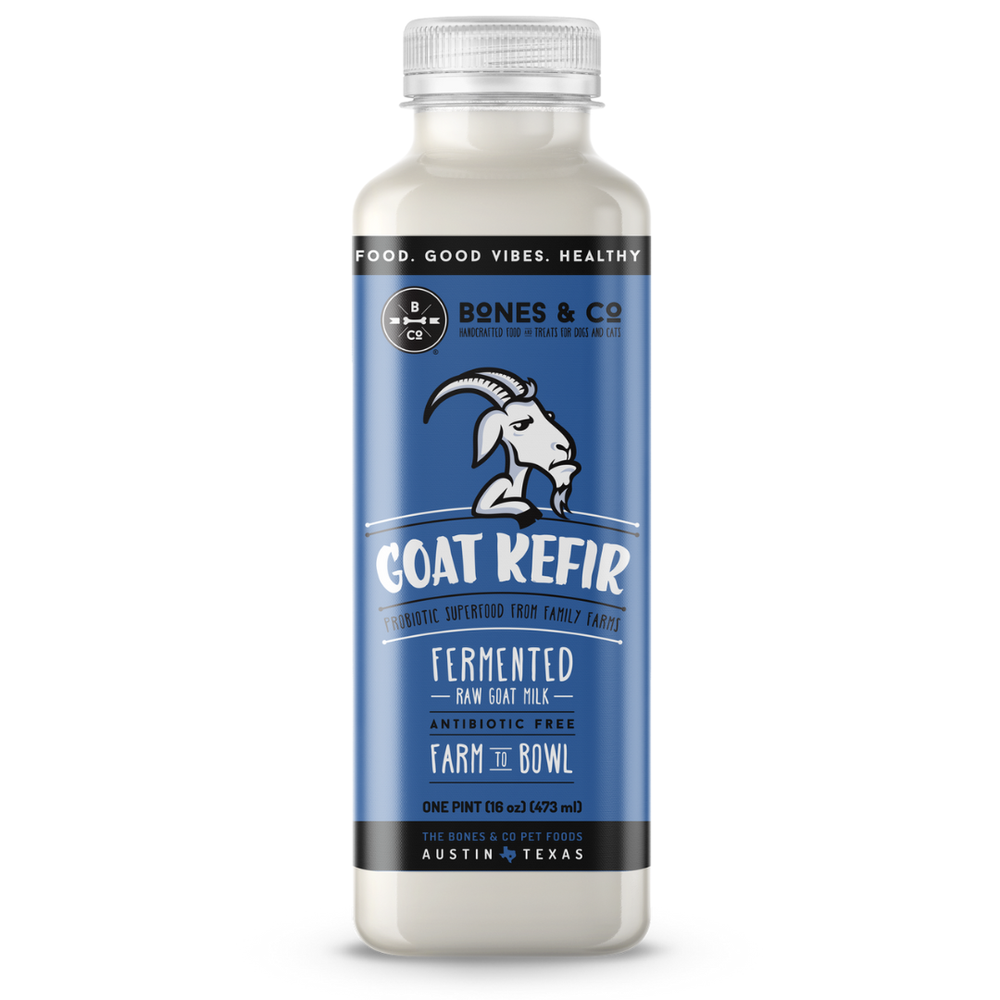 BONES & CO DOG & CAT FROZEN GOAT KEFIR 16OZ — Natty Pet Shop
